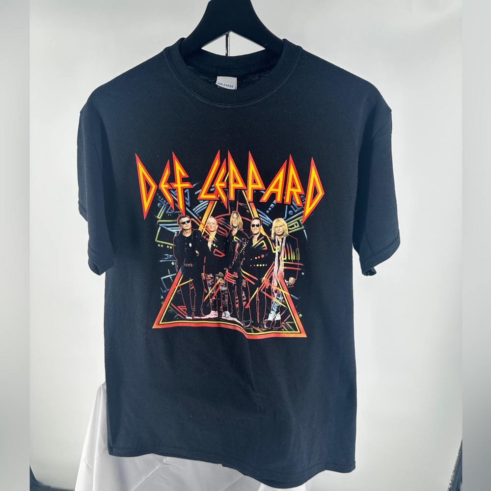 Def Leppard Lae Vegas Tour 2019 Concert Black Shirt
